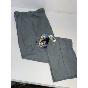 Mens New Ripstop Rainpant Medium mesh lined-elastic waist-STEARNS